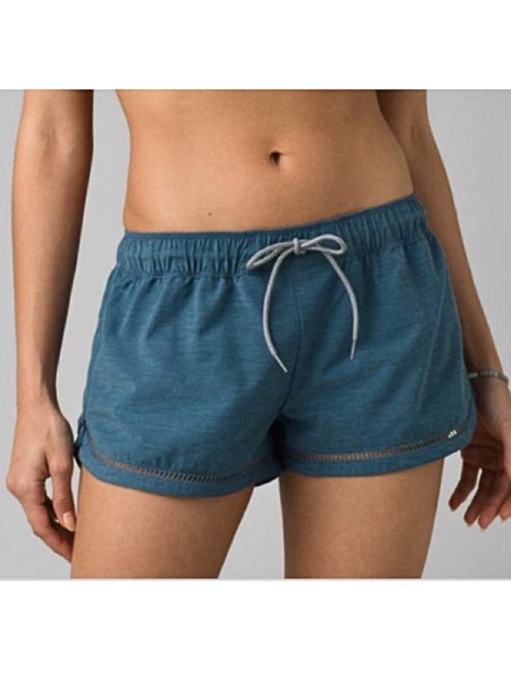 Prana Mariya Pull-On Shorts in Atlantic Blue Teal Size Small